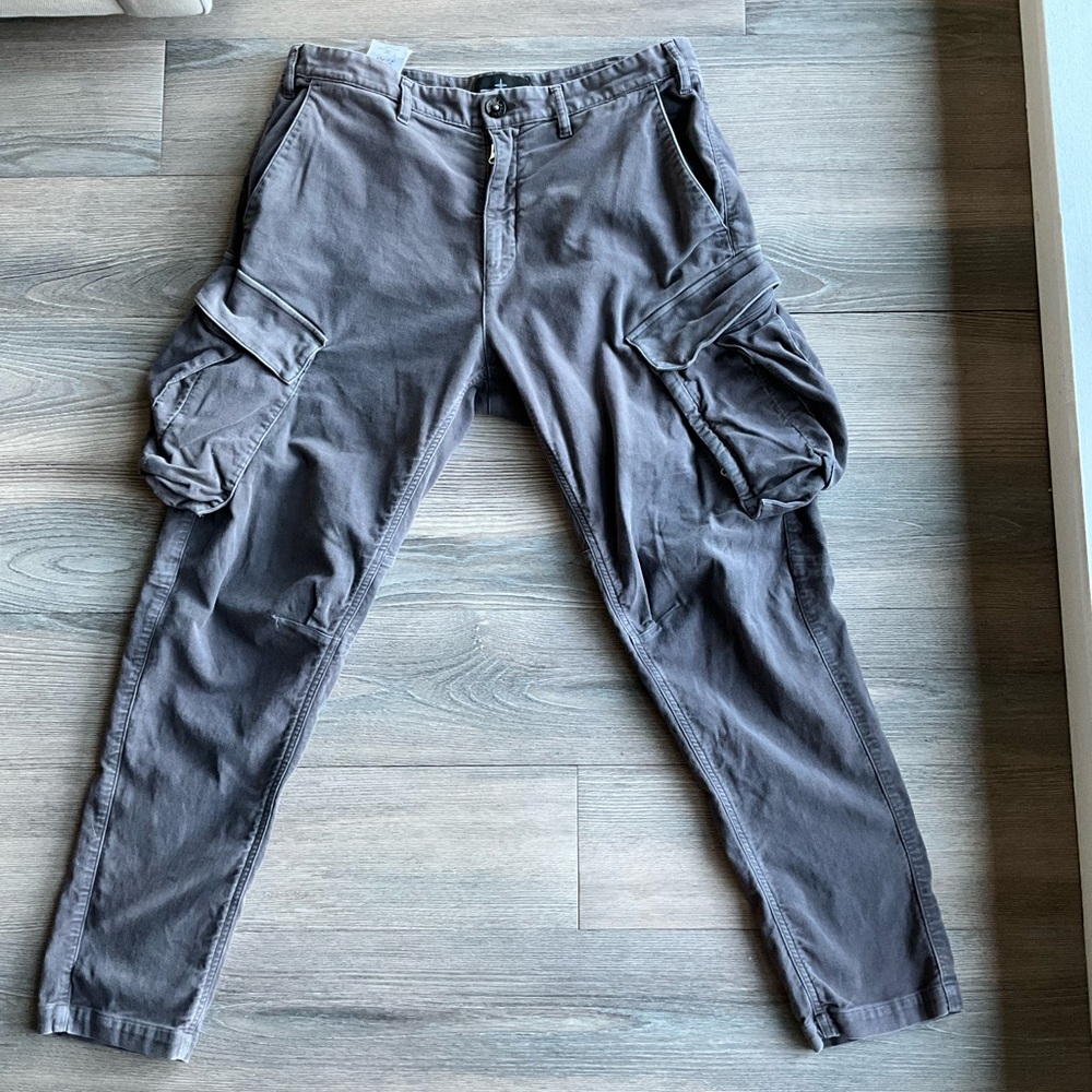 Stone Island Gray Men’s Cargo Pants Size 35